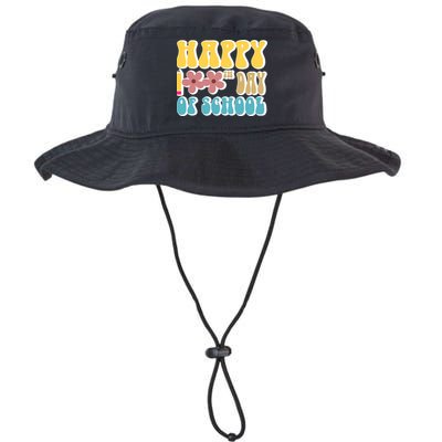 Happy 100th Day Of School Cute Retro Flower Bucket Hat