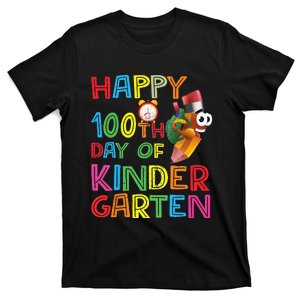 Happy 100 Days Kindergarten School Teacher Student 100th Day T-Shirt