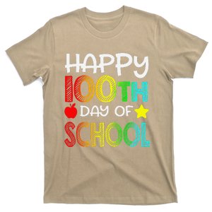 Happy 100th Day Of School 100 Days Of School Teacher Student T-Shirt