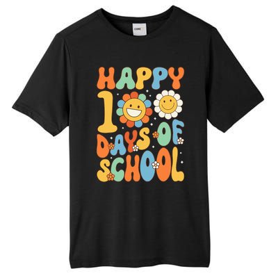 Happy 100 Days Of School Groovy 100th Day Of School Tall Fusion ChromaSoft Performance T-Shirt