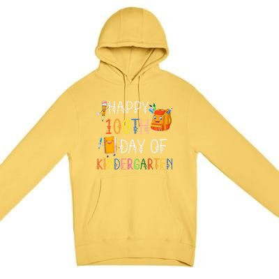 Happy 100th Day Of Kindergarten Funny 100 Days Of School Meaningful Gift Premium Pullover Hoodie