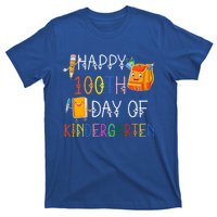 Happy 100th Day Of Kindergarten Funny 100 Days Of School Meaningful Gift T-Shirt