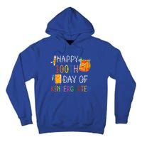 Happy 100th Day Of Kindergarten Funny 100 Days Of School Meaningful Gift Tall Hoodie