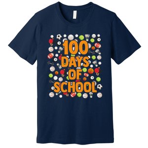 Happy 100 Days Of School PE Teacher Premium T-Shirt