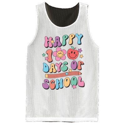 Happy 100 Days Of School Teacher Mesh Reversible Basketball Jersey Tank