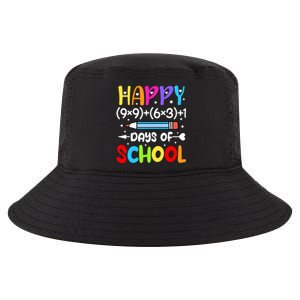 Happy 100th Day Of School Math Teacher 100 Days Cool Comfort Performance Bucket Hat