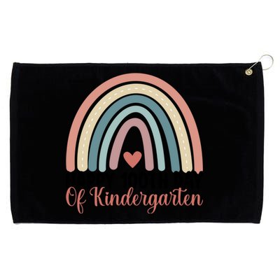 Happy 100th Day Of Kindergarten Rainbow 100 Days Of School Gift Grommeted Golf Towel