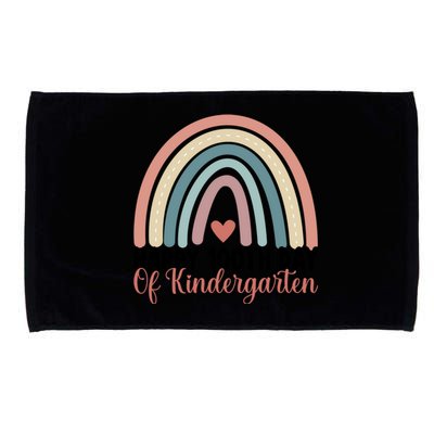 Happy 100th Day Of Kindergarten Rainbow 100 Days Of School Gift Microfiber Hand Towel