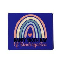 Happy 100th Day Of Kindergarten Rainbow 100 Days Of School Gift Mousepad