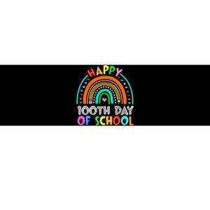 Happy 100th Day Of School Teacher Student Bumper Sticker