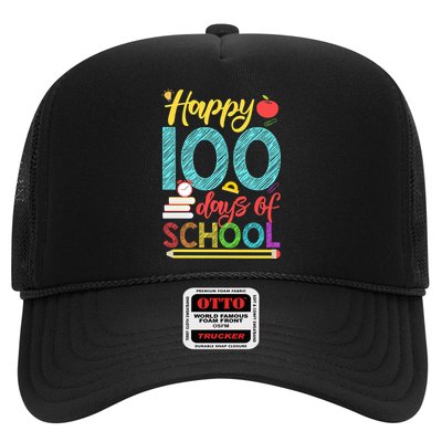 Happy 100 Days Of School For Teacher Or Child Trucker Hat