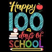 Happy 100 Days Of School For Teacher Or Child Wool Snapback Cap