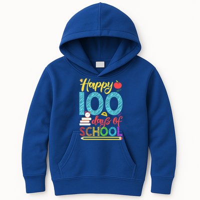 Happy 100 Days Of School For Teacher Or Child Kids Hoodie