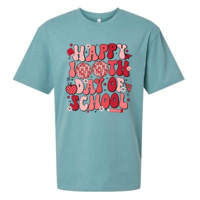 Happy 100th Day Of School In My 100 Days Of School Era Sueded Cloud Jersey T-Shirt