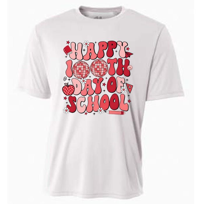 Happy 100th Day Of School In My 100 Days Of School Era Cooling Performance Crew T-Shirt