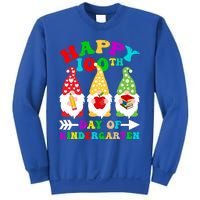 Happy 100th Day Of Kindergarten Gnome Teachers Students Meaningful Gift Sweatshirt