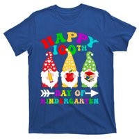 Happy 100th Day Of Kindergarten Gnome Teachers Students Meaningful Gift T-Shirt