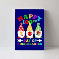 Happy 100th Day Of Kindergarten Gnome Teachers Students Meaningful Gift Canvas