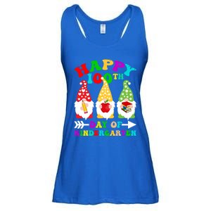 Happy 100th Day Of Kindergarten Gnome Teachers Students Meaningful Gift Ladies Essential Flowy Tank