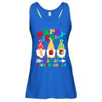 Happy 100th Day Of Kindergarten Gnome Teachers Students Meaningful Gift Ladies Essential Flowy Tank