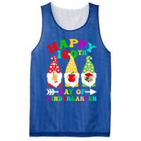 Happy 100th Day Of Kindergarten Gnome Teachers Students Meaningful Gift Mesh Reversible Basketball Jersey Tank