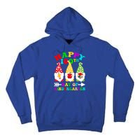 Happy 100th Day Of Kindergarten Gnome Teachers Students Meaningful Gift Tall Hoodie