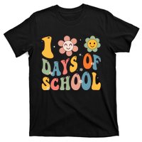 Happy 100th Day Of School Groovy 100 Days Of School Teacher T-Shirt