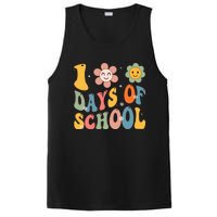 Happy 100th Day Of School Groovy 100 Days Of School Teacher PosiCharge Competitor Tank