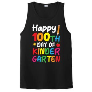 Happy 100th Day Of Kindergarten Teacher Or Student Cool Gift PosiCharge Competitor Tank