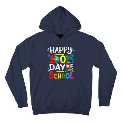 Happy 100th Day Of School 100 Days Of School Teacher Student Hoodie