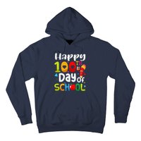 Happy 100th Day Of School 100 Days Of School Teacher Student Hoodie