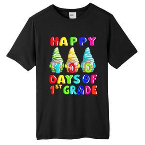 Happy 100th Day Of School First 1st Grade Gnome Teacher Gift Tall Fusion ChromaSoft Performance T-Shirt