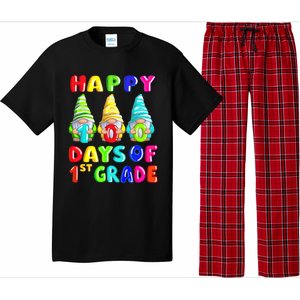 Happy 100th Day Of School First 1st Grade Gnome Teacher Gift Pajama Set