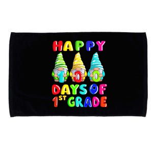 Happy 100th Day Of School First 1st Grade Gnome Teacher Gift Microfiber Hand Towel