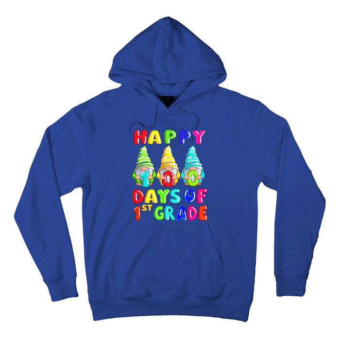 Happy 100th Day Of School First 1st Grade Gnome Teacher Gift Hoodie