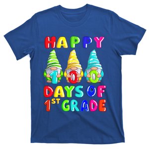 Happy 100th Day Of School First 1st Grade Gnome Teacher Gift T-Shirt