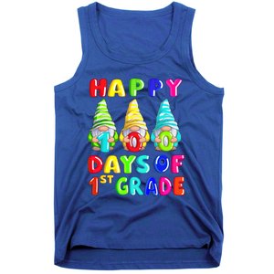 Happy 100th Day Of School First 1st Grade Gnome Teacher Gift Tank Top