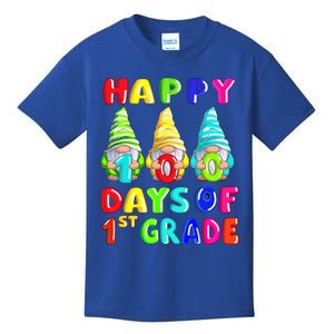 Happy 100th Day Of School First 1st Grade Gnome Teacher Gift Kids T-Shirt