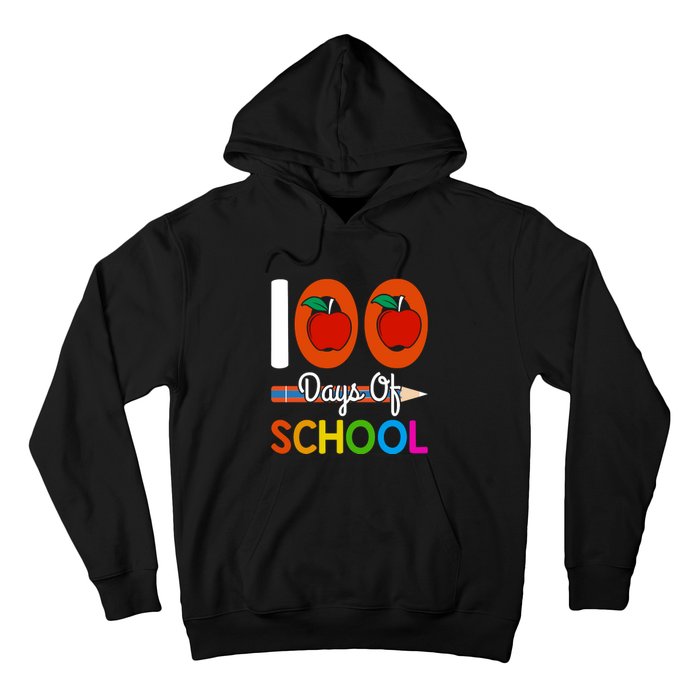 Happy 100th Day Of School Teacher 100 Days Hoodie