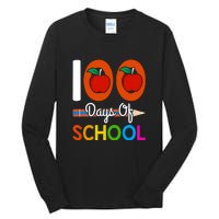 Happy 100th Day Of School Teacher 100 Days Tall Long Sleeve T-Shirt