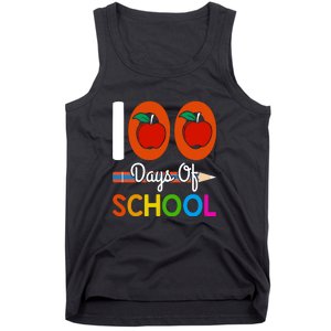 Happy 100th Day Of School Teacher 100 Days Tank Top