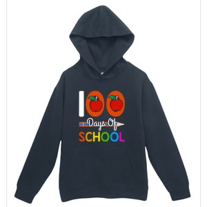 Happy 100th Day Of School Teacher 100 Days Urban Pullover Hoodie