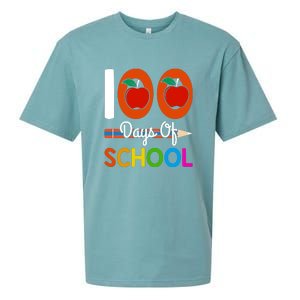 Happy 100th Day Of School Teacher 100 Days Sueded Cloud Jersey T-Shirt