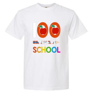 Happy 100th Day Of School Teacher 100 Days Garment-Dyed Heavyweight T-Shirt