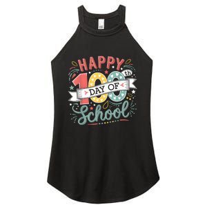 Happy 100th Day Of School 100 Days Of School Teacher Student Women's Perfect Tri Rocker Tank