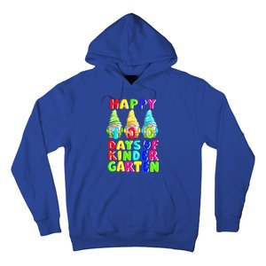 Happy 100th Day Of School Kindergarten Gnome Teacher Gift Hoodie