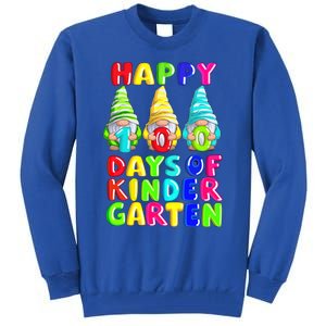 Happy 100th Day Of School Kindergarten Gnome Teacher Gift Tall Sweatshirt