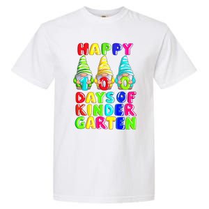 Happy 100th Day Of School Kindergarten Gnome Teacher Gift Garment-Dyed Heavyweight T-Shirt