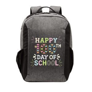 Happy 100th Day Of School Tie Dye Rainbow 100 Days Smarter Vector Backpack