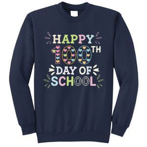 Happy 100th Day Of School Tie Dye Rainbow 100 Days Smarter Sweatshirt